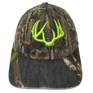 Wompas Whitetails Fitted Baseball Cap Multicolor Medium Camouflage Flexfit